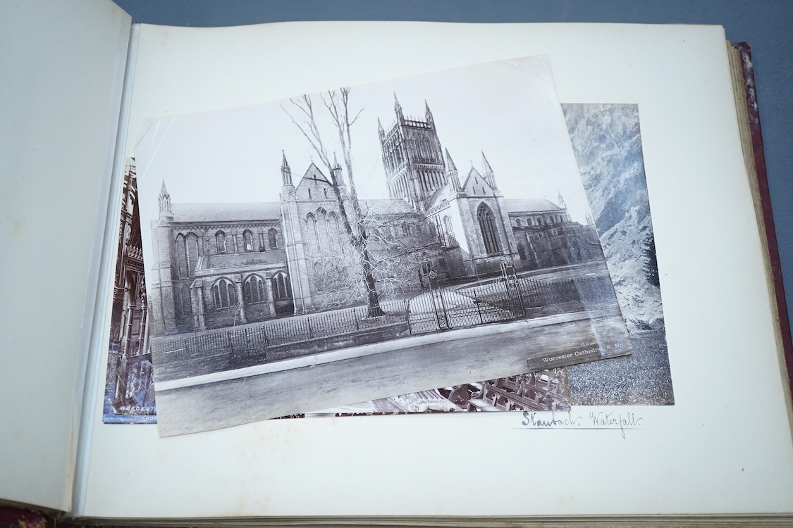 A collection of ephemera including Savoy Theatre, a photograph album and an album of watercolours and pencil studies, late 19th / early 20th century